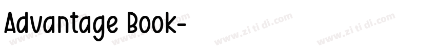 Advantage Book字体转换 Advantage Book字体转换